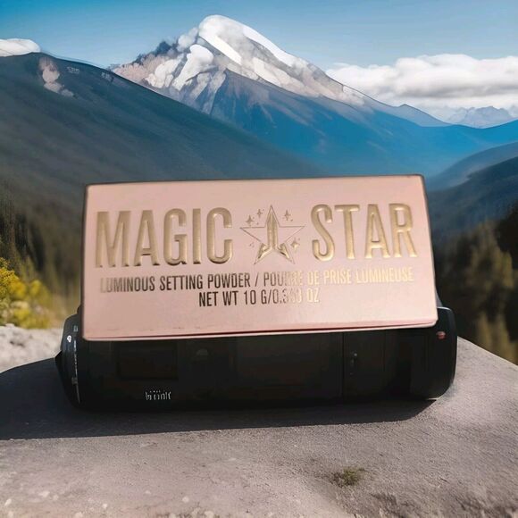 Jeffrey Star Magic Star Setting Powder 0.353.oz  Suede Deep Skin Tones Brand New - Picture 4 of 8
